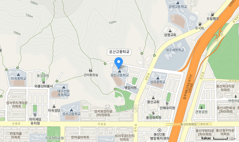 학교 찾아오시는 길 지도